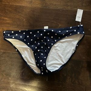 NWT old navy polka dot swim bottoms large
